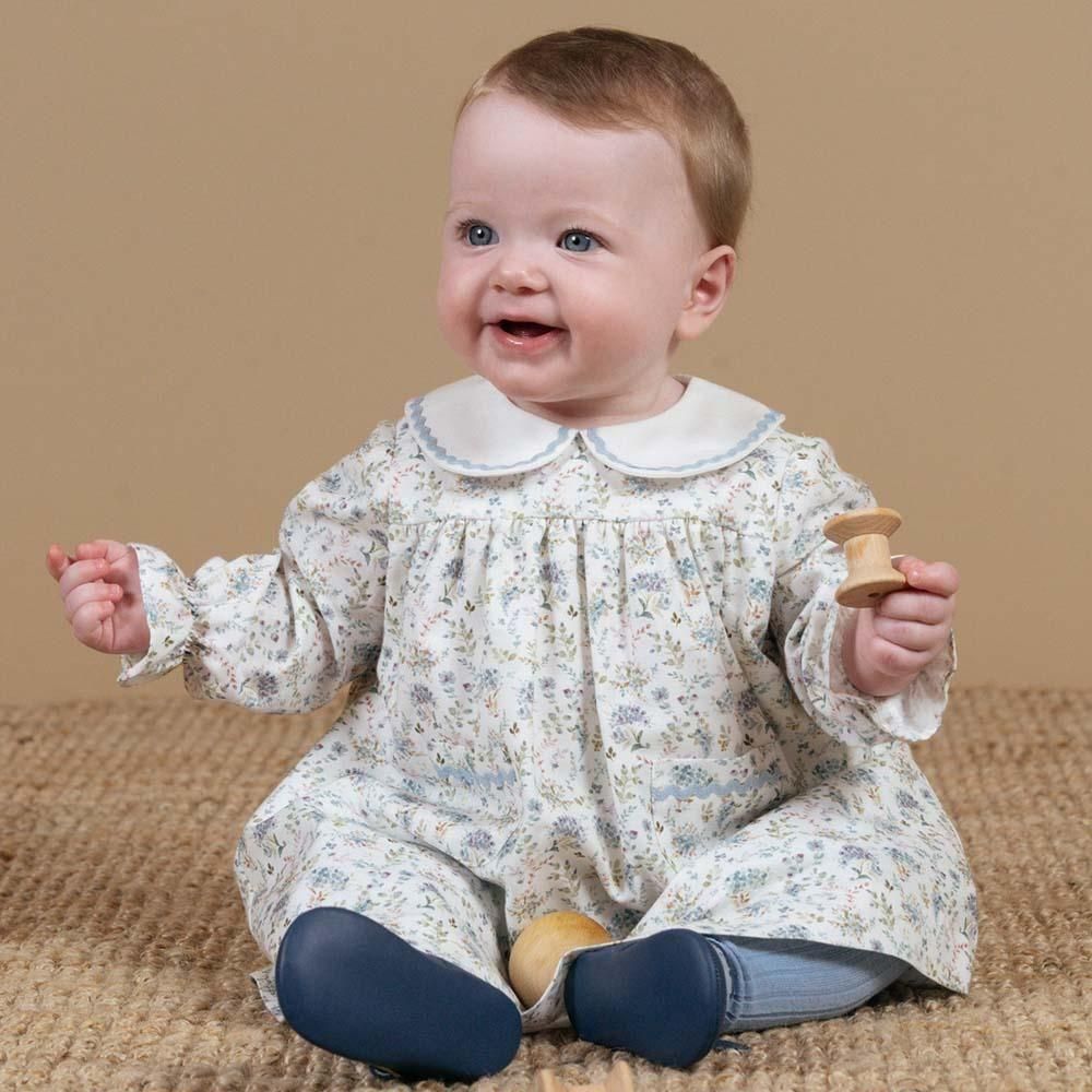 <img class='new_mark_img1' src='https://img.shop-pro.jp/img/new/icons14.gif' style='border:none;display:inline;margin:0px;padding:0px;width:auto;' />Amaia Kids - Leela baby dress - Baby blue floral ޥå - ԡ