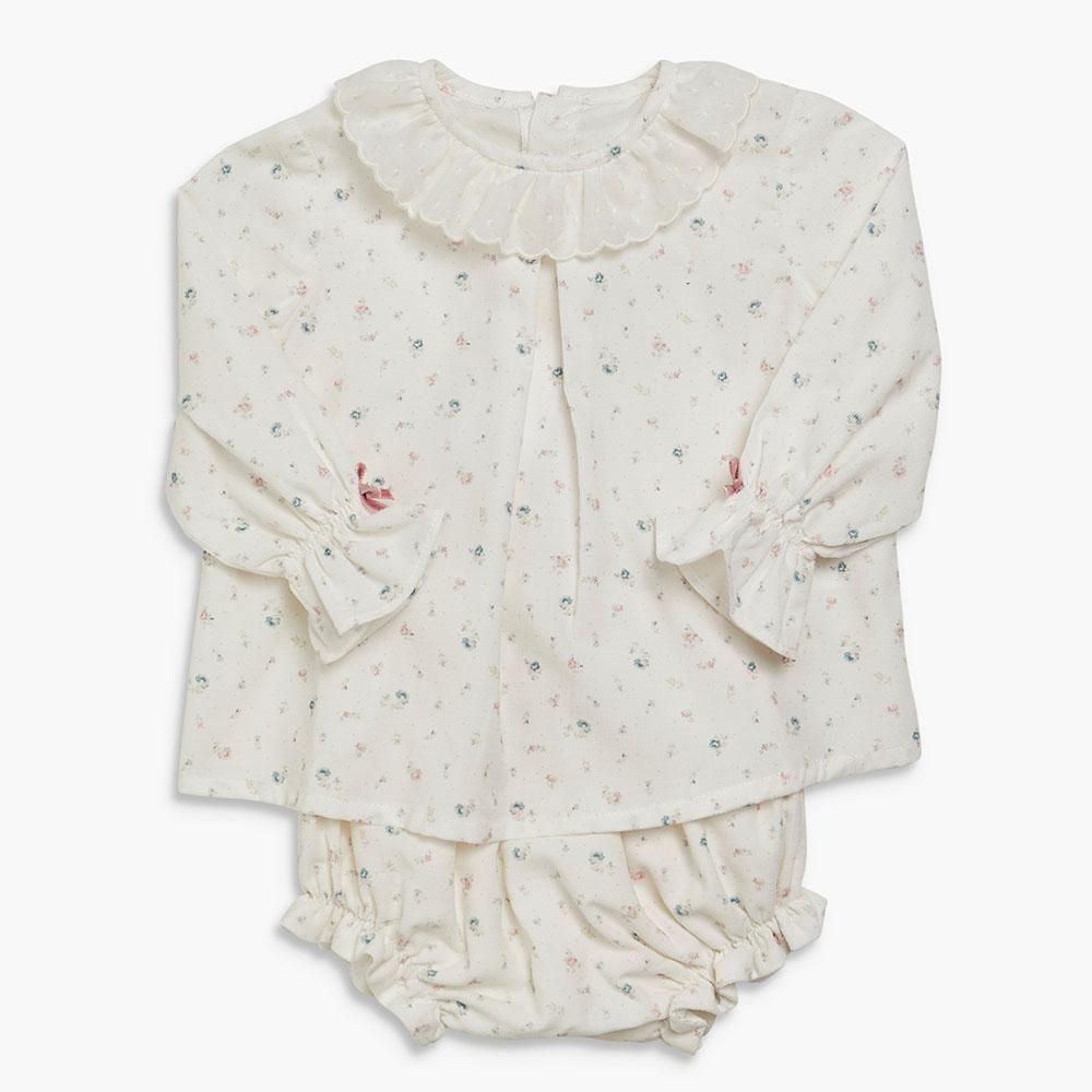 【お値下げ！】極美品！アマイアキッズ ロンパース Amaia Kids - Alex romper - Blue checks アマイアキッズ - 刺繍