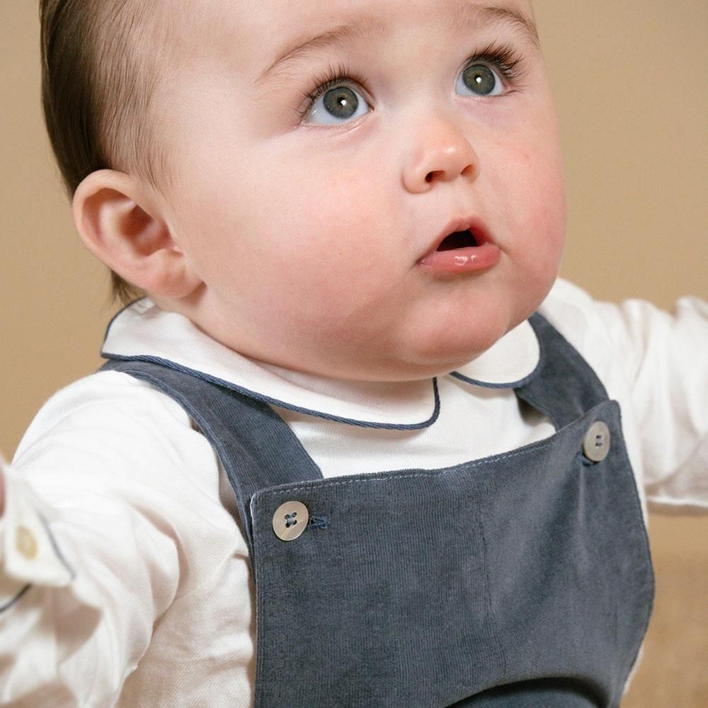 <img class='new_mark_img1' src='https://img.shop-pro.jp/img/new/icons14.gif' style='border:none;display:inline;margin:0px;padding:0px;width:auto;' />Amaia Kids - Mallard shirt - Grey blue piping ޥå - Ĺµ