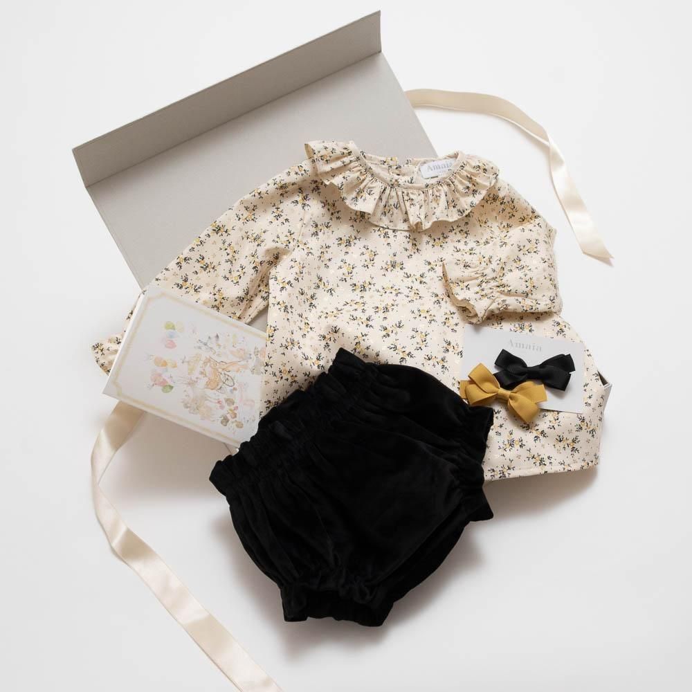 【お値下げ！】極美品！アマイアキッズ ロンパース Amaia Kids - Sailor romper - Sand beige アマイアキッズ
