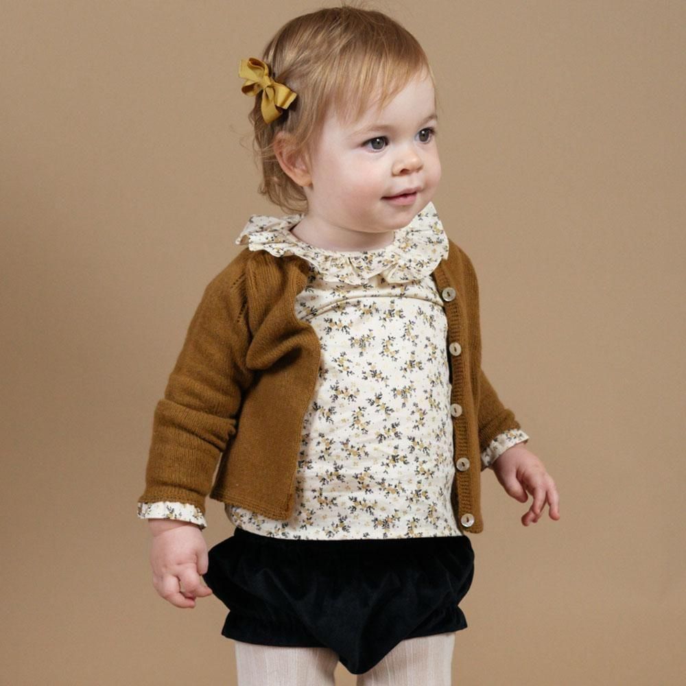 <img class='new_mark_img1' src='https://img.shop-pro.jp/img/new/icons14.gif' style='border:none;display:inline;margin:0px;padding:0px;width:auto;' />Amaia Kids - Amelia baby girl set - Black/Gold floral ޥå - ٥ӡå