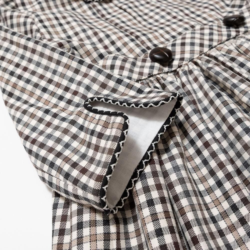 <美品> amaia kids アマイアキッズ ワンピース チェック 6y Amaia Kids - Raisin dress - Blue tartan アマイアキッズ