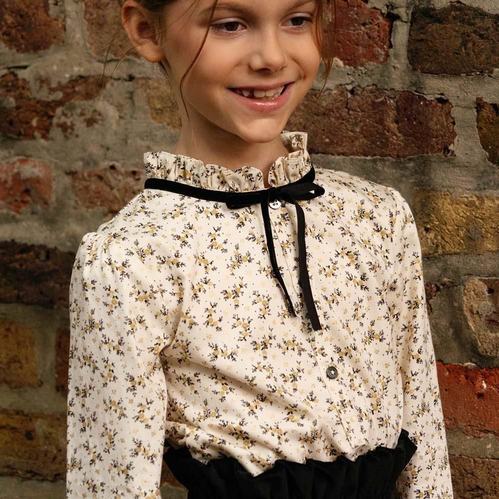 amaia kids アマイアキッズ レア 半袖ワンピース 新品 4a Amaia Kids - Leela dress - Multico mini floral