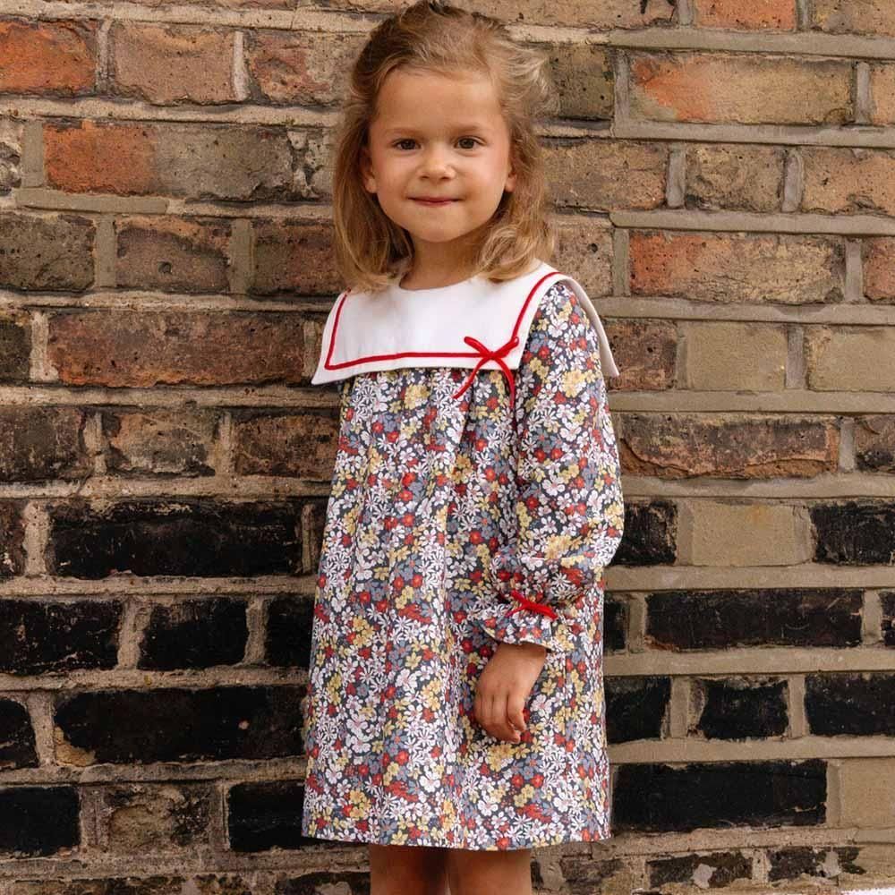 Amaia Kids - Leelavy dress - Multico floral アマイアキッズ