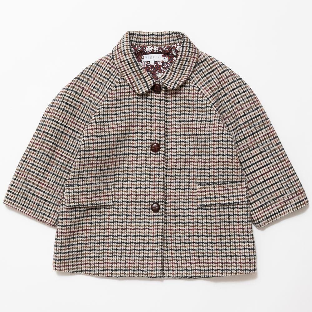 Amaia Kids - Car coat - Checked tweed アマイアキッズ - チェック柄