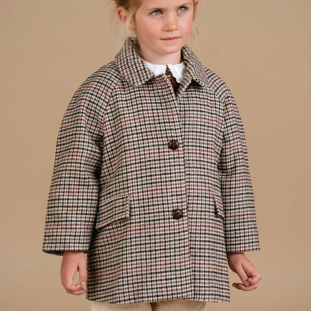 <img class='new_mark_img1' src='https://img.shop-pro.jp/img/new/icons14.gif' style='border:none;display:inline;margin:0px;padding:0px;width:auto;' />Amaia Kids - Car coat - Checked tweed ޥå - å