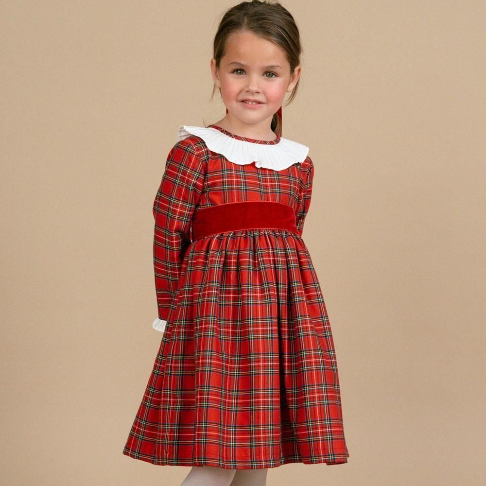 アマイアキッズ   Amaia Kids ワンピース Amaia Kids - Melly dress - Pink corduroy アマイアキッズ