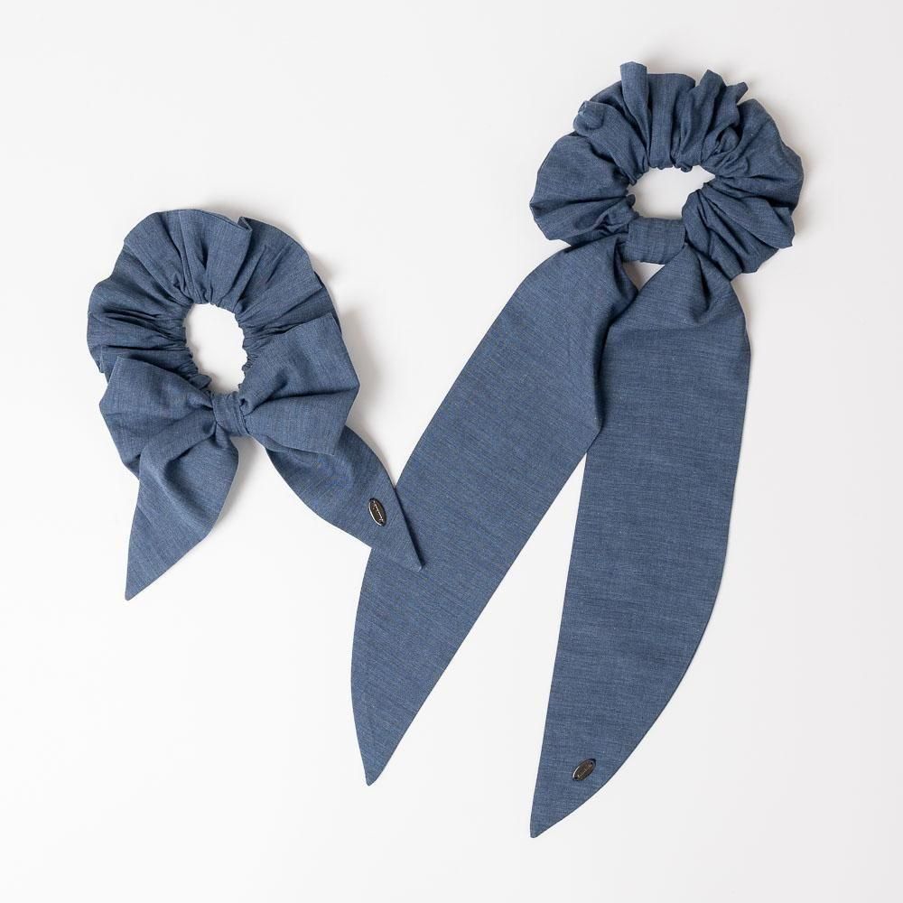 オーダー受付】リネン ヘアアクセサリー シュシュ キッズ 子供 ヘア