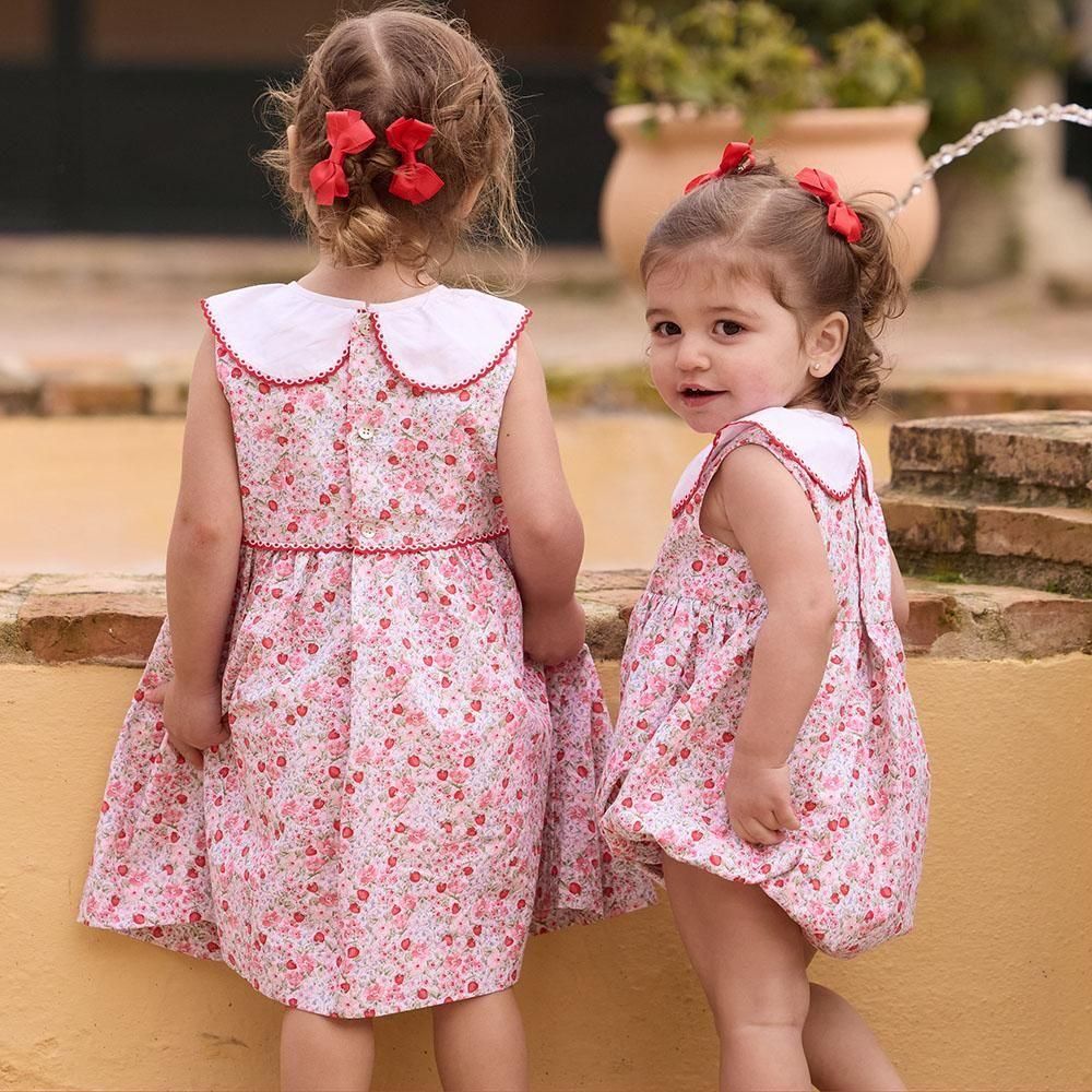 Amaia Kids - Laura romper - Strawberry アマイアキッズ - 苺柄ベビー