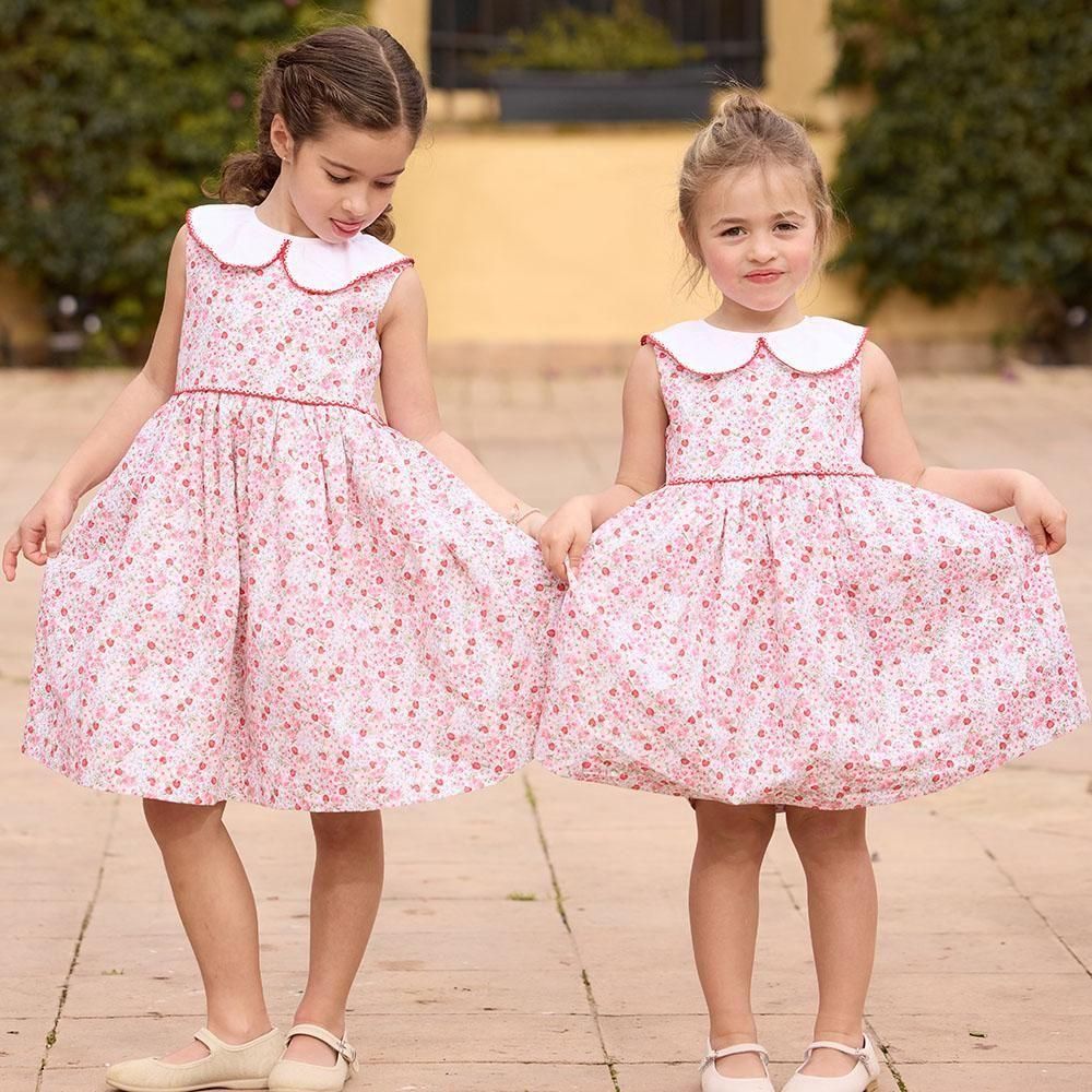 Amaia Kids - Melanie dress - Liberty sash アマイアキッズ