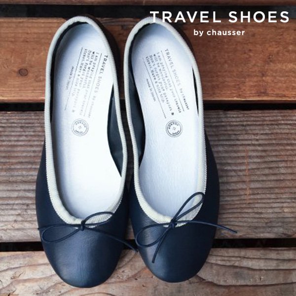 TRAVEL SHOES by chausser / TR-009 / ѥХ쥨塼饦顼NVYWHT 