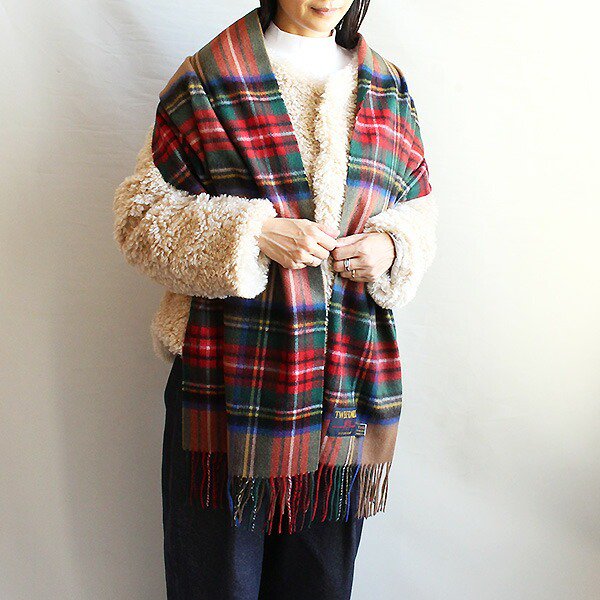 TWEED MILL  / 50-190 / Lambswool Stole / ストール
