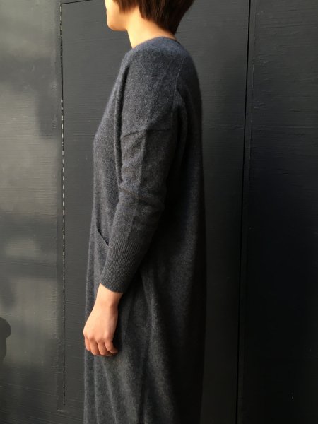 C.T.Plage CT20122 WOOL×CASHMERE ONE PIECE CHARCOAL