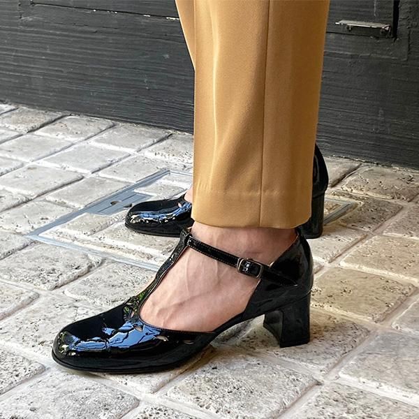 chausser/ショセ C-2269 Tストラップセパレートパンプス