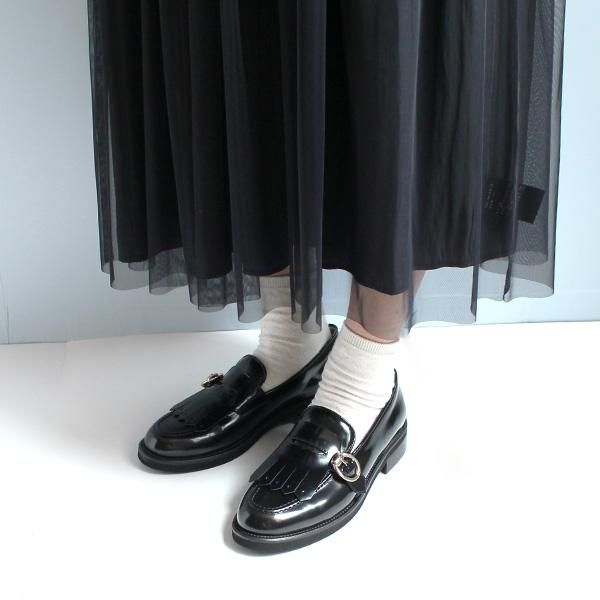 LucaGrossi / K037M / サイドベルトタッセルシューズ