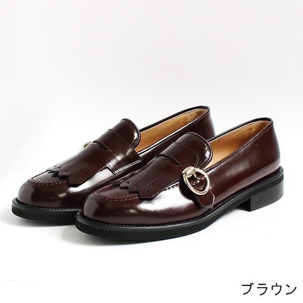 LucaGrossi / K037M / サイドベルトタッセルシューズ
