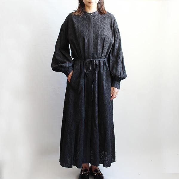 ne Quittez pas / 010432GL2 / Cotton Voile Full Embroidery Shirts Dress