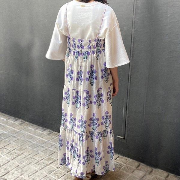 nequittezpas 010541GH3 cotton jqd marigold print cami dress nequittezpas 010541GH3 cotton jqd marigold print cami dress