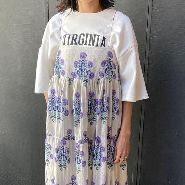 nequittezpas 010541GH3 cotton jqd marigold print cami dress nequittezpas 010541GH3 cotton jqd marigold print cami dress