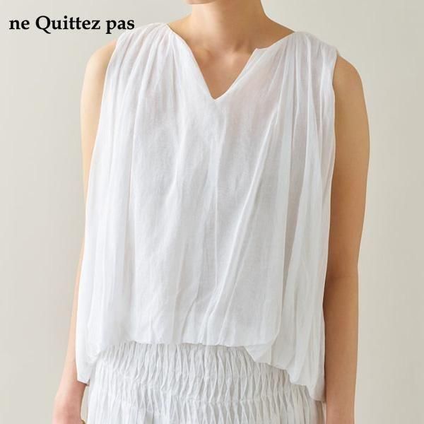 ne Quittez pas / 010251GN6 / cotton organza balloon top 2510