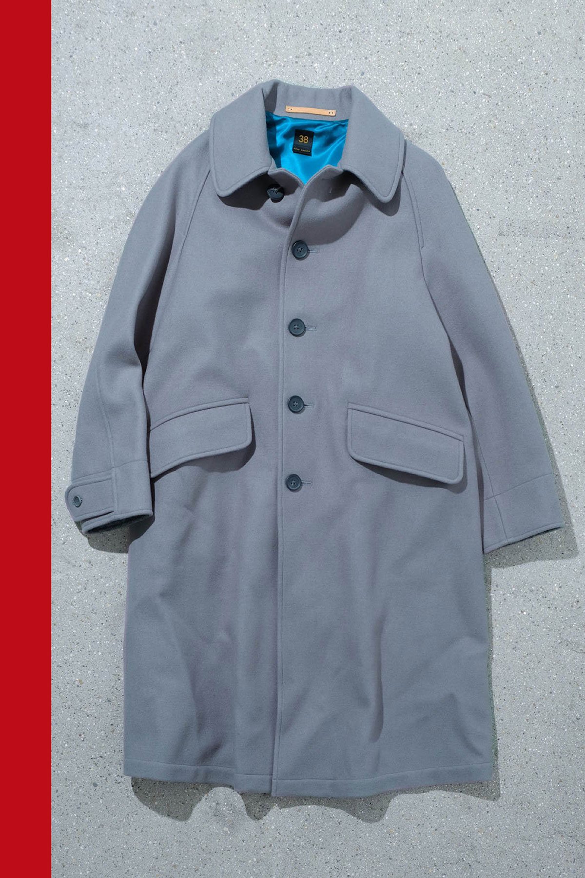 Scye / Wool Cashmere Melton Overcoat