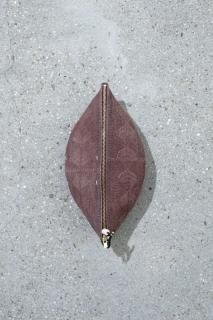  COUNTER POINT / TAPI  India stitch work Nature dyed pouch