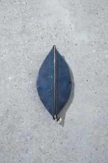  COUNTER POINT / TAPI  India stitch work Nature dyed pouch