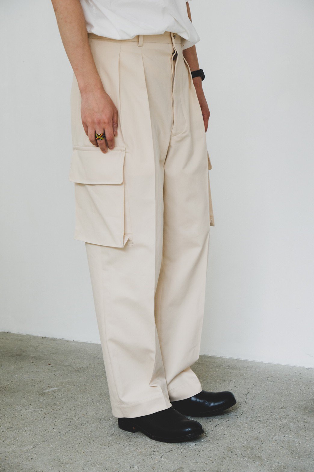 HERILL / Egyptian Cotton Cargo Pants - IMA:ZINE