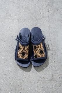  WONDER FULL LIFE / IMA:ZINE KUBA SANDAL Women's NAVY