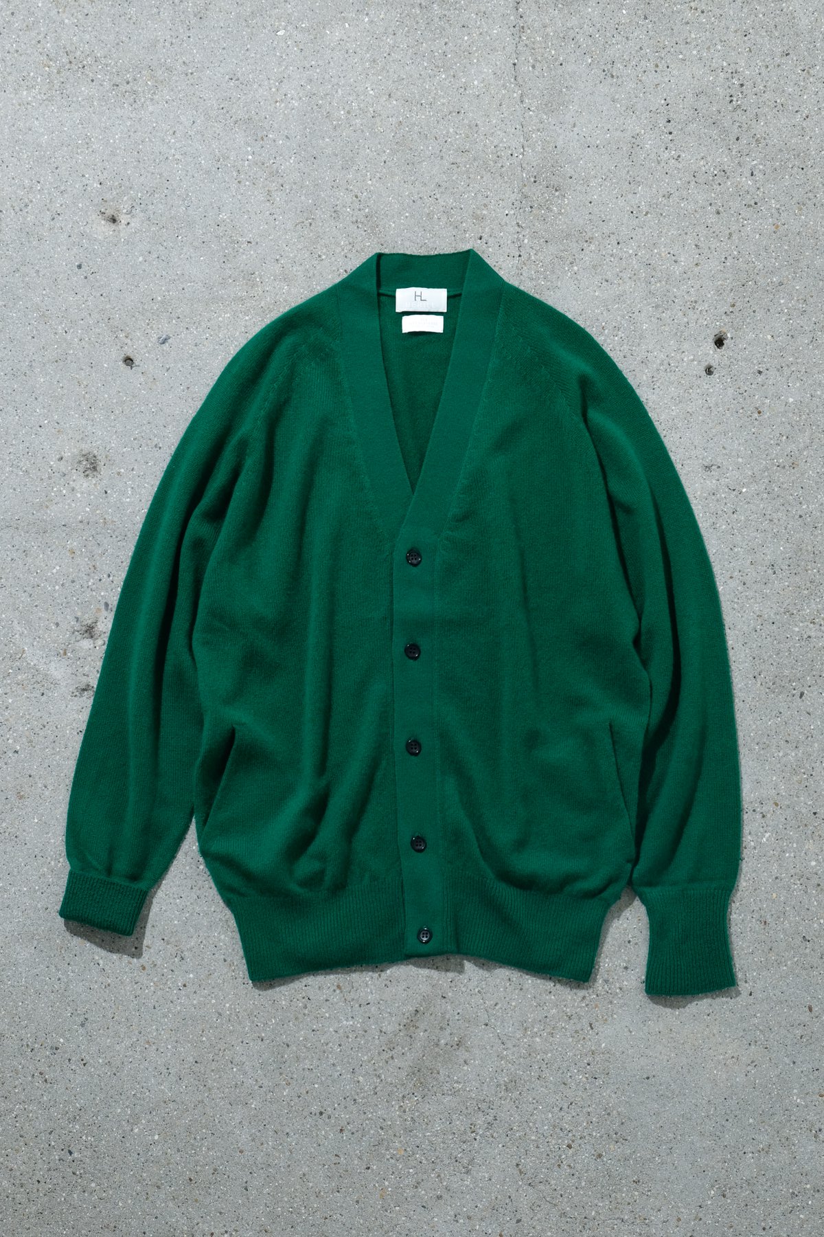 HERILL / Wholegarment Cardigan GREEN