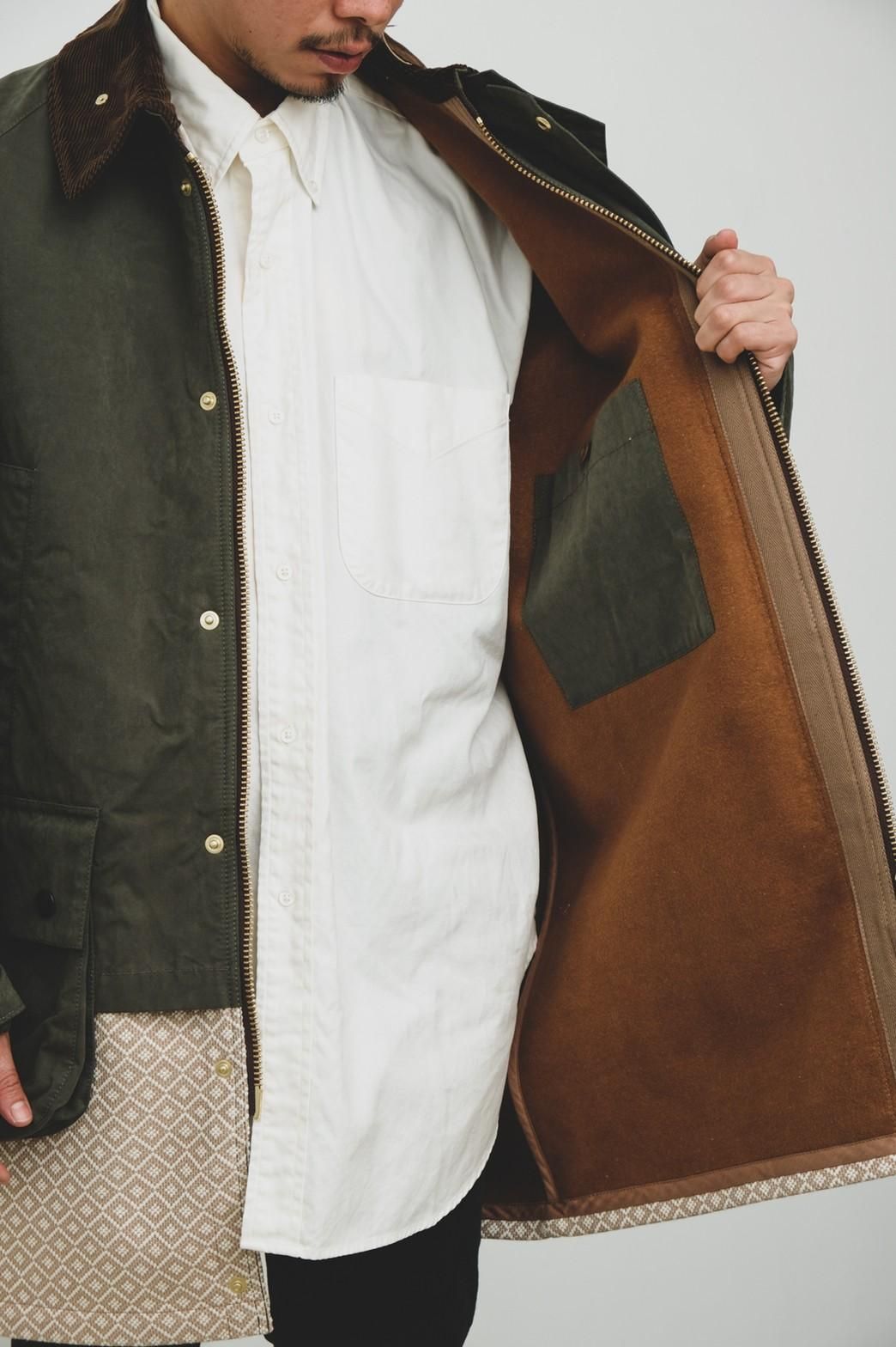 Scye / Layered Hunting Jacket for IMA:ZINE OLIVE - IMA:ZINE Scye / Layered Hunting Jacket for IMA:ZINE OLIVE - IMA:ZINE