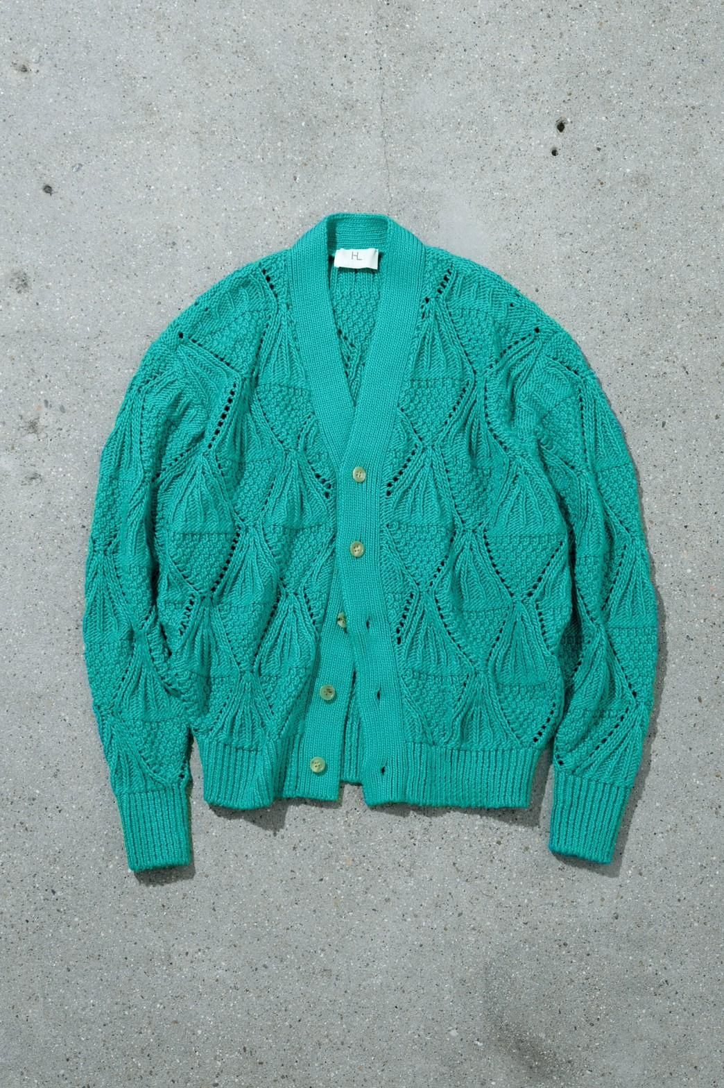 HERILL / Cotton code Pattern cardigan - IMA:ZINE HERILL / Cotton code Pattern cardigan - IMA:ZINE