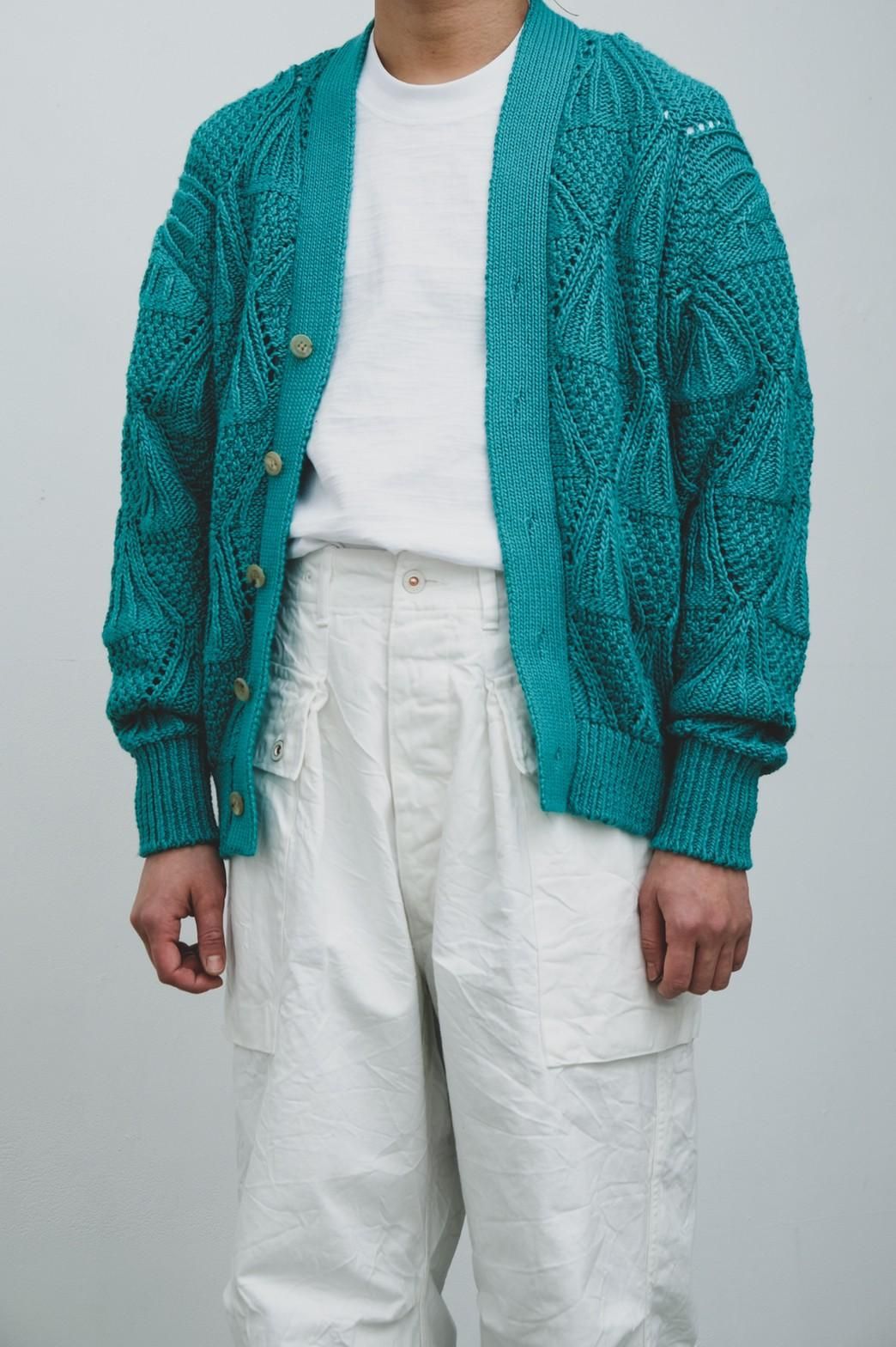 HERILL / Cotton code Pattern cardigan - IMA:ZINE