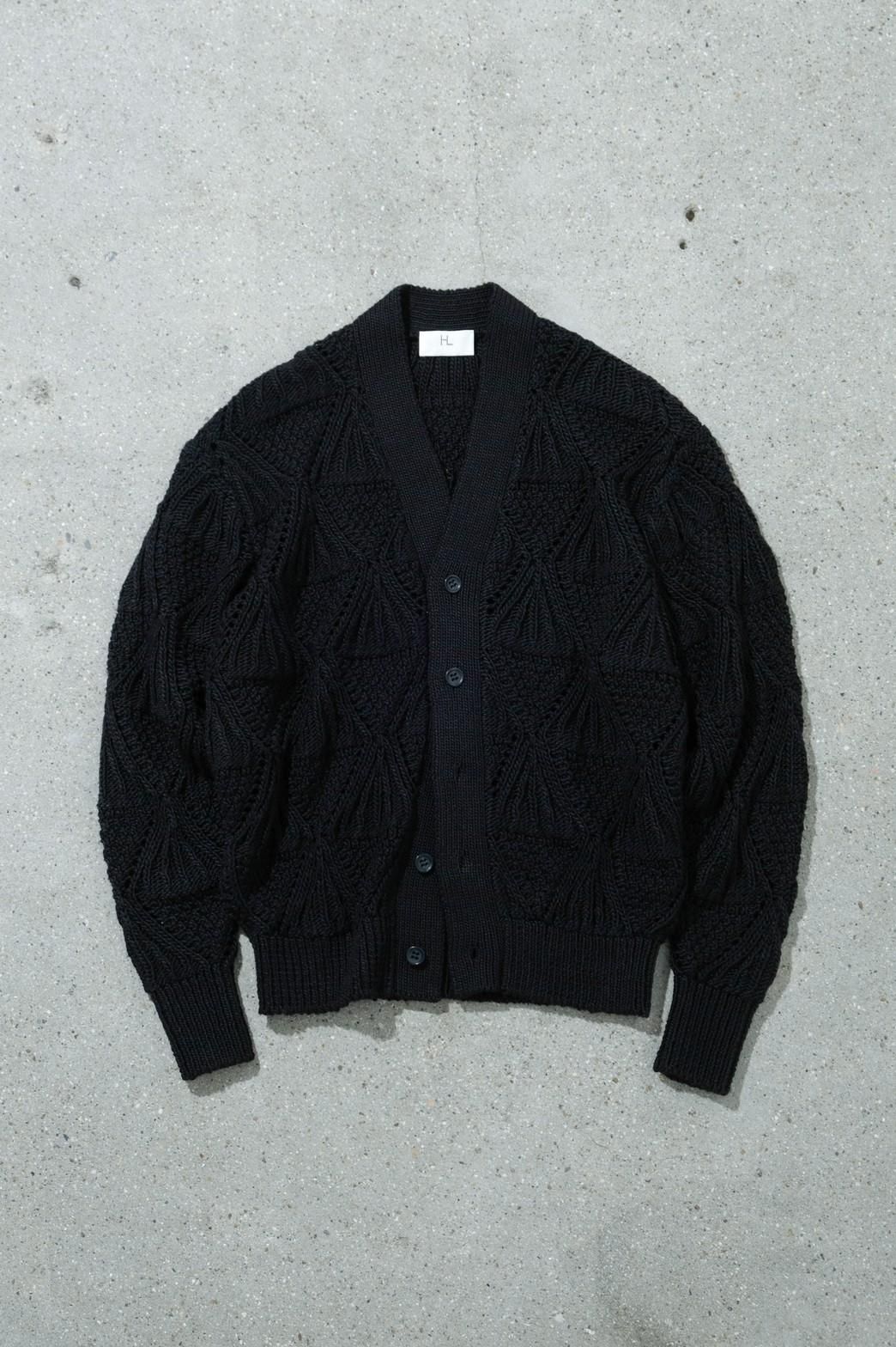 HERILL / Cotton code Pattern cardigan - IMA:ZINE HERILL / Cotton code Pattern cardigan - IMA:ZINE