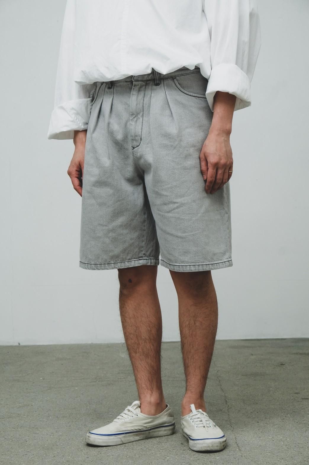 パンツ FARAH TWO TUCK WIDE SHORTS L 34 FARAH 【定価1.7万】ファーラー *TWO TUCK SHORTS ツータック