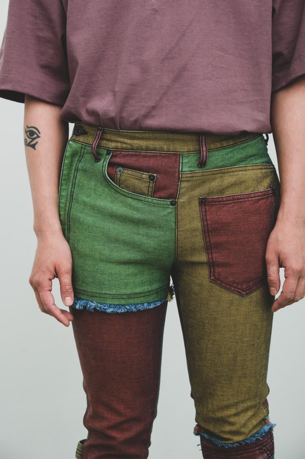 w*o様 whowhat / PUZZLE DENIM　サイズM PUZZLE DENIM ／BLUE – whowhat online shop