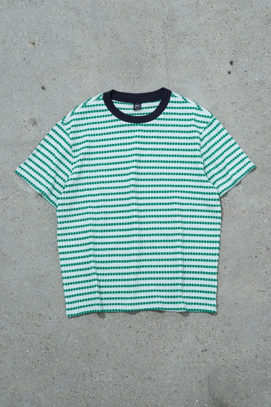 BRAINDEAD / Raised Dot Striped T-shirt