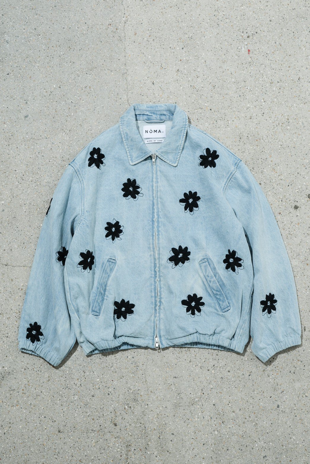 NOMA t.d. / Flower Hand Embroidery Blouson