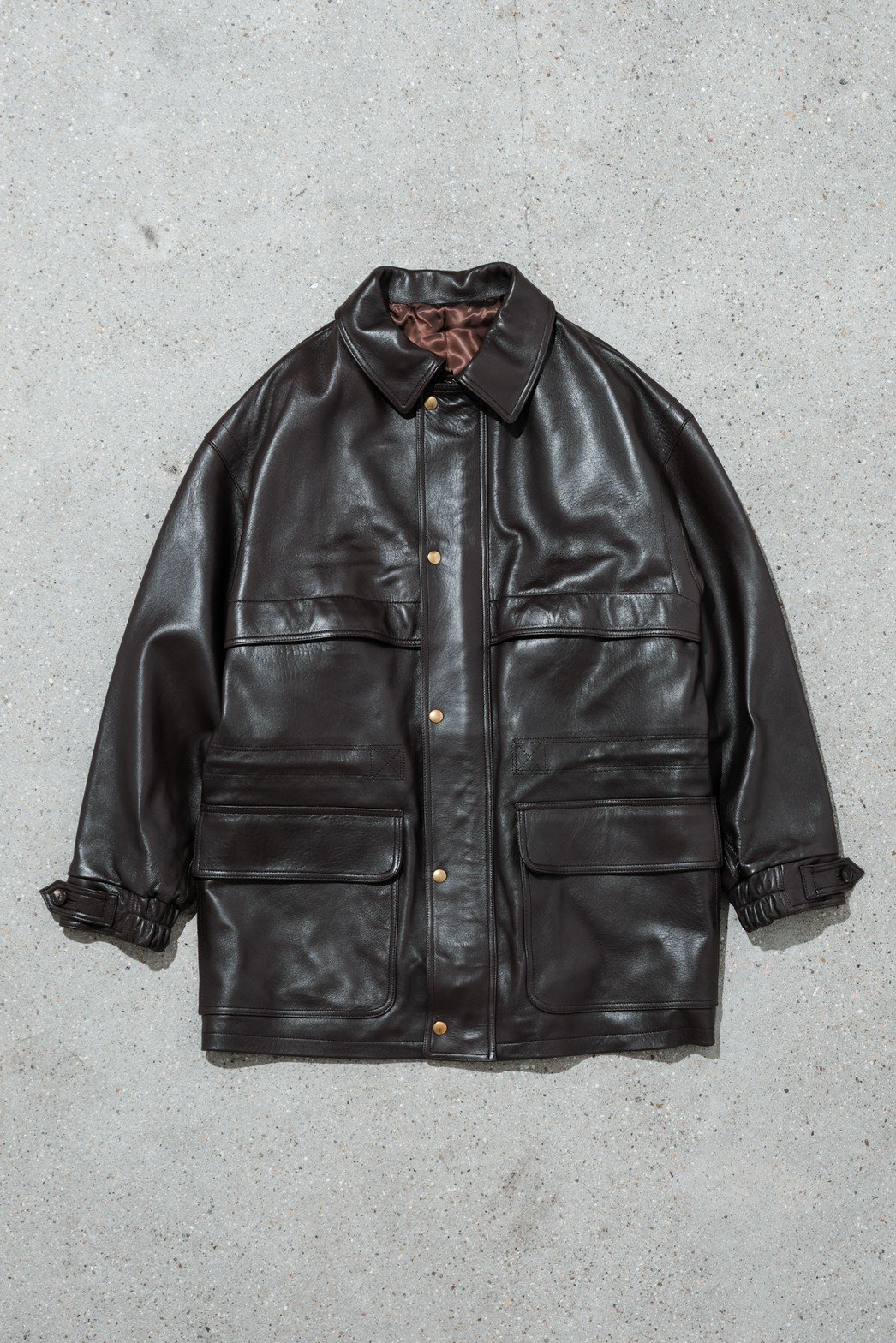 A.PRESSE / Leather Coat