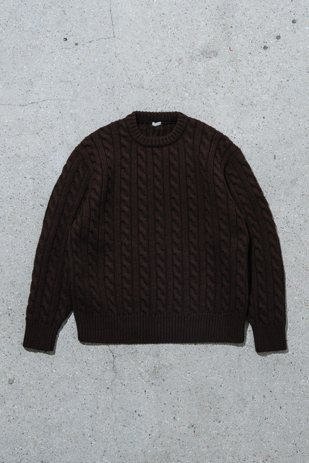 A.PRESSE / Cashmere Aran Sweater