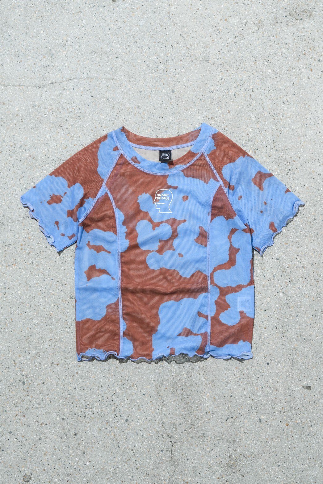 BRAINDEAD / Cloud Blob Hyper Mesh Short Sleeve