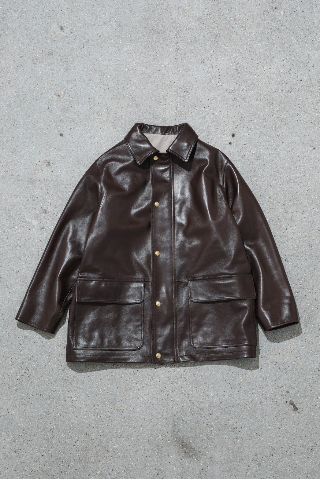A.PRESSE / Leather Hunting Coat 