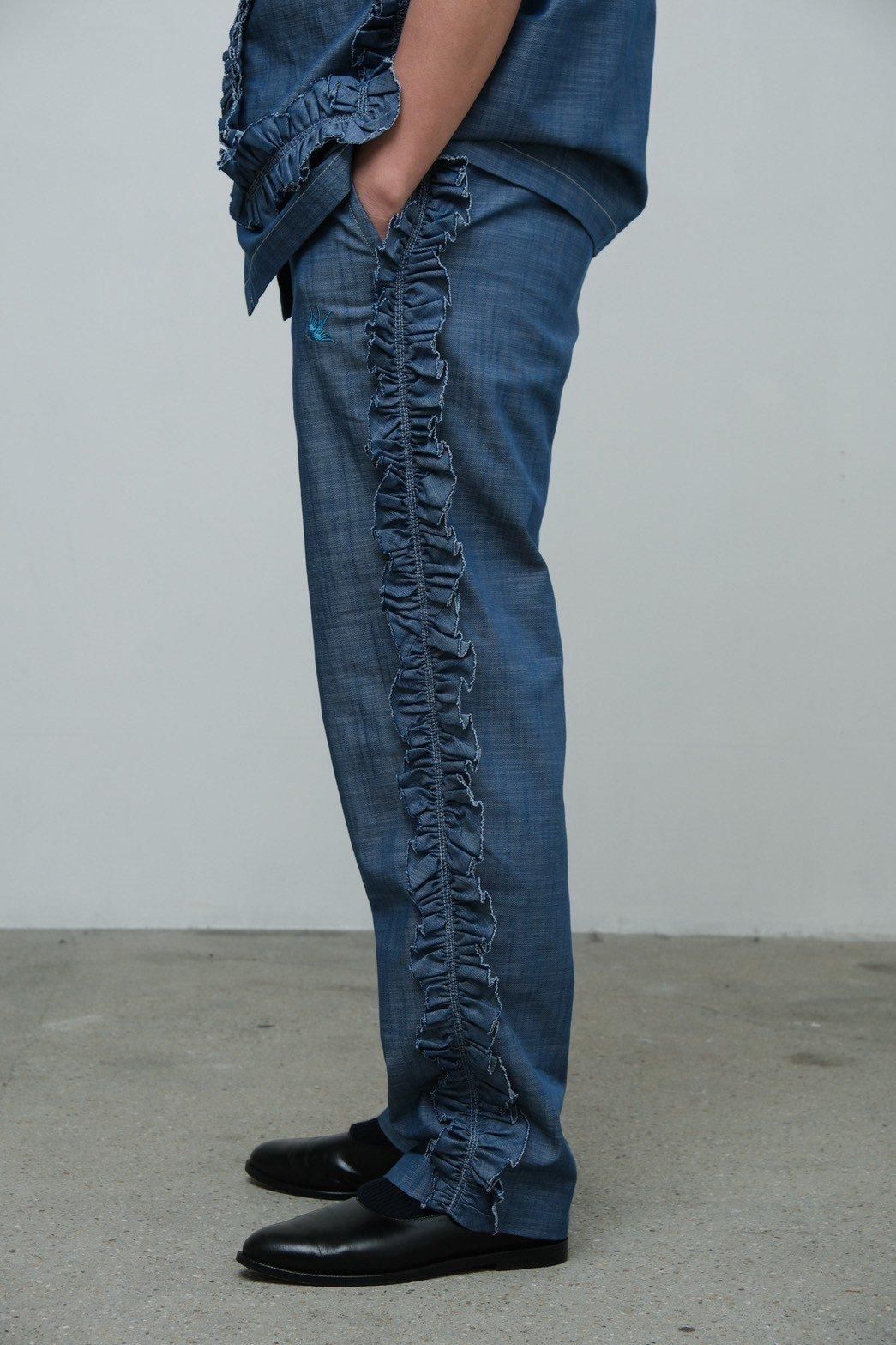 Rhodolirion / FRILL SIDE PT -CHAMBRAY - IMA:ZINEオンライン