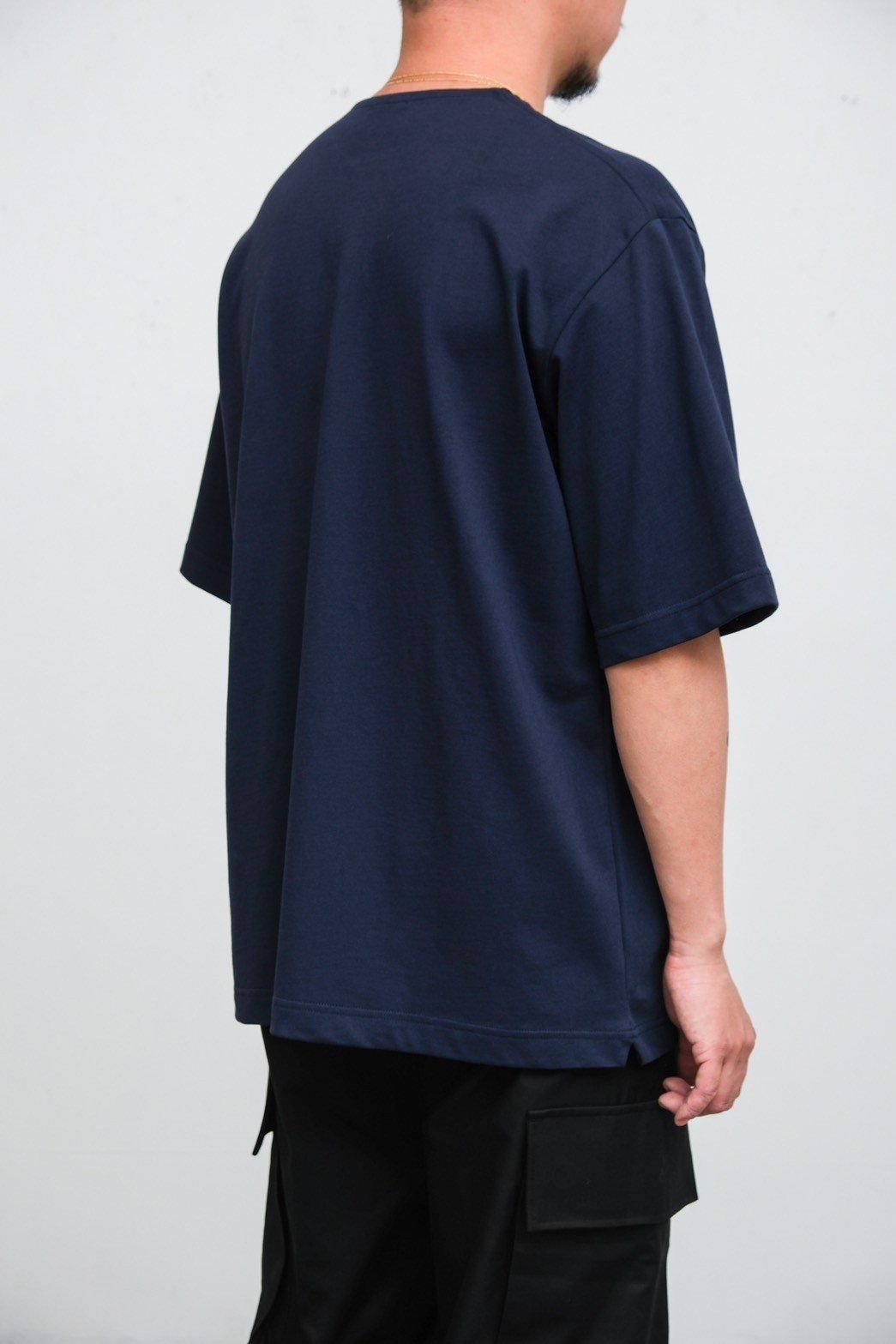 ORIGINAL MADE by alvana / Fade Henryneck Short Sleeve Tee