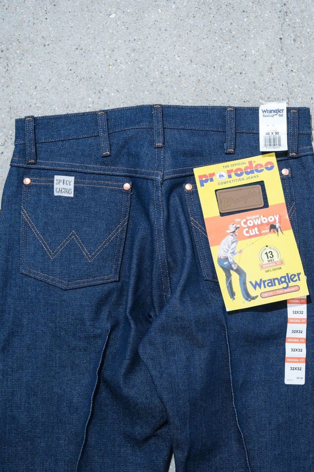 Spicy cactus / Western Jeans w/ Binding & Crease - IMA:ZINE