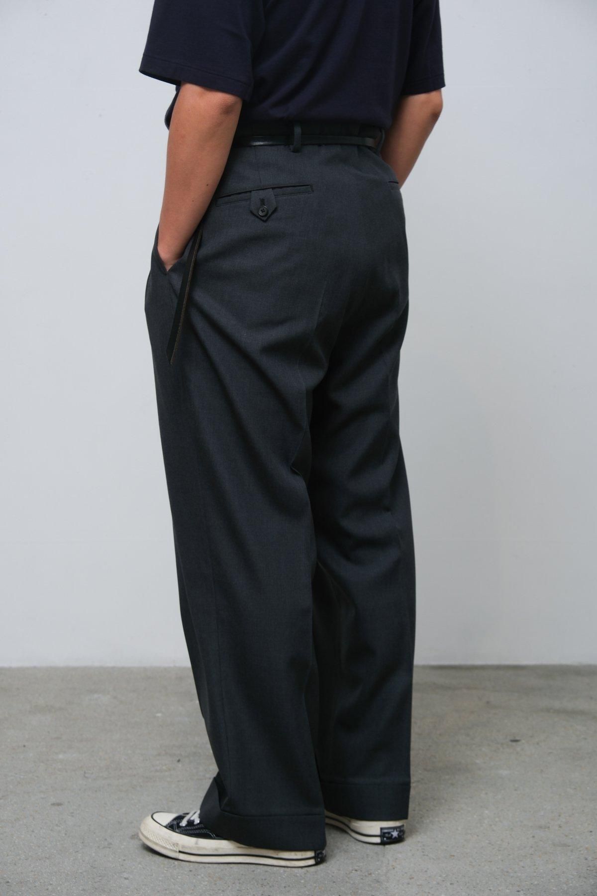 新品】A.PRESSE Wool Gabardine Trousers 2 【公式通販】