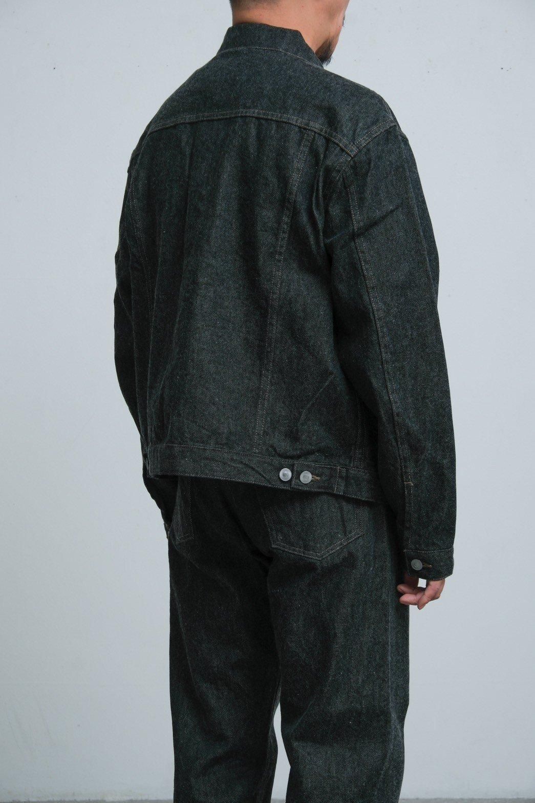 A.PRESSE / Black Denim Trucker Jacket - IMA:ZINE A.PRESSE / Black Denim Trucker Jacket - IMA:ZINE