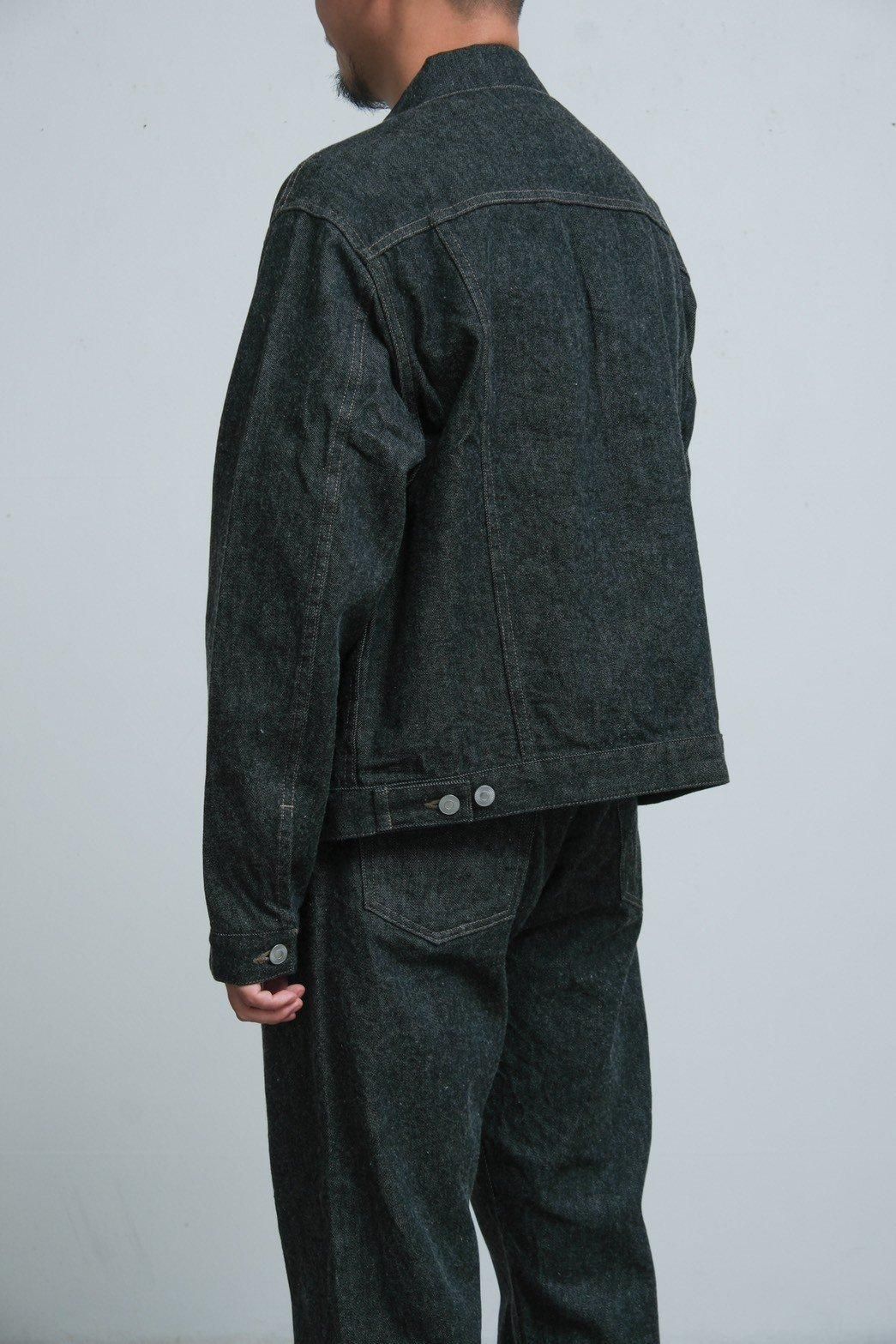A.PRESSE / Black Denim Trucker Jacket - IMA:ZINE A.PRESSE / Black Denim Trucker Jacket - IMA:ZINE