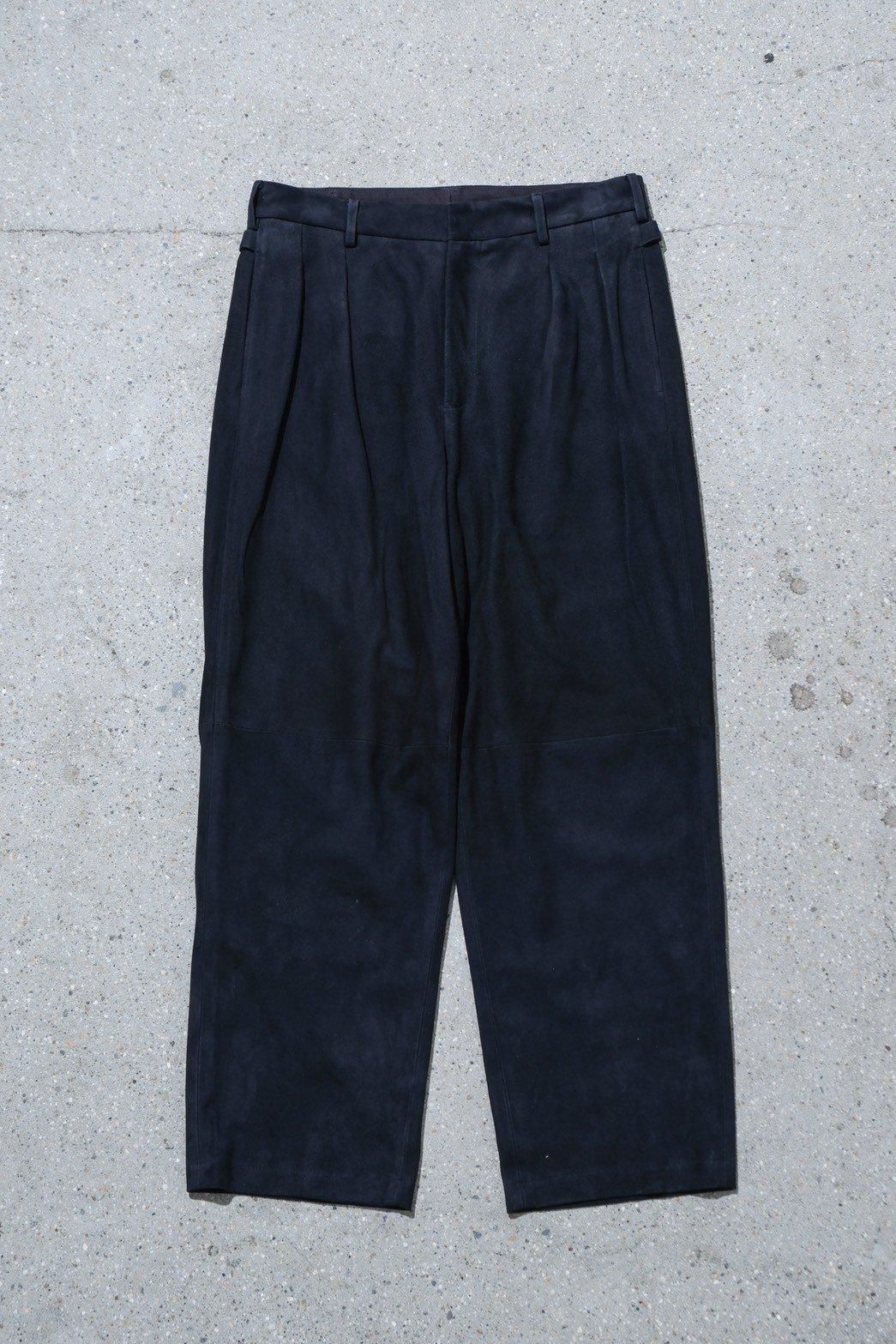 A.PRESSE / Suede Trousers - IMA:ZINE