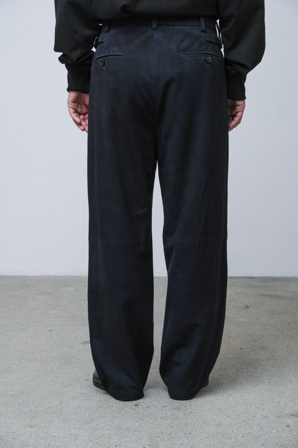 A.PRESSE / Suede Trousers（24AAP-04-01H） - IMA:ZINEオンライン